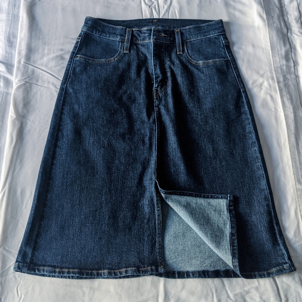 Levi's A-line Midi Denim Skirt